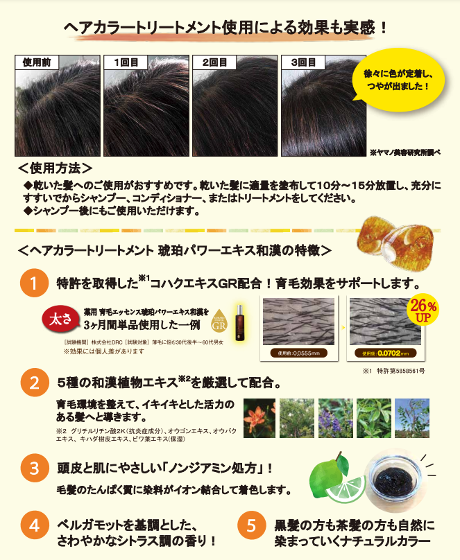 ヘアカラートリートメント