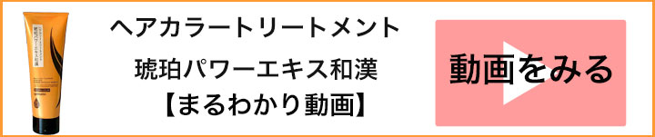 ヘアカラートリートメント琥珀パワーエキス和漢動画