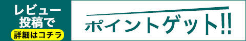 レビュー投稿でポイントゲット